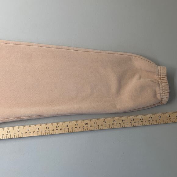 Elwood Men Jogger Sweatpants M Beige Organic Cotton Natural Essential Baggy 29 - Picture 8 of 9